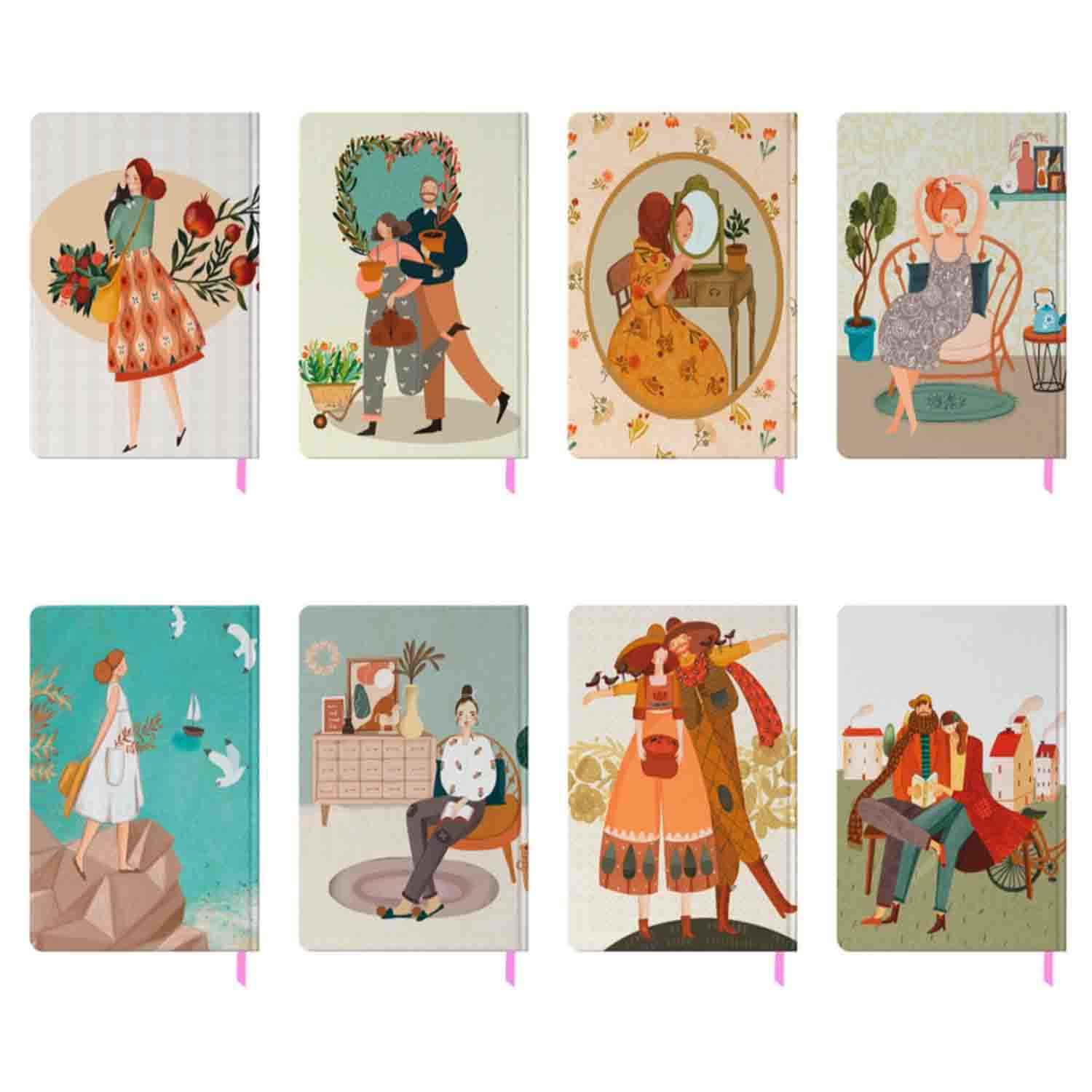 پلنررنگی هفتگی رقعی جلدسخت 15*21 مسترنوت کد406 کارتن 38عددی 