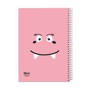 دفتر60برگ وزیری سیمی مجلدکلاسیک الیپون کد224کارتن 56