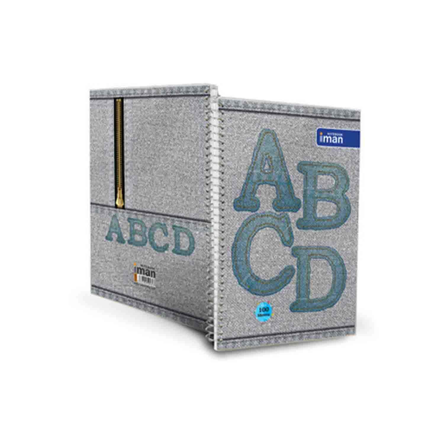 دفتر60برگ دوخط ایمان کد9505 جلدطلق