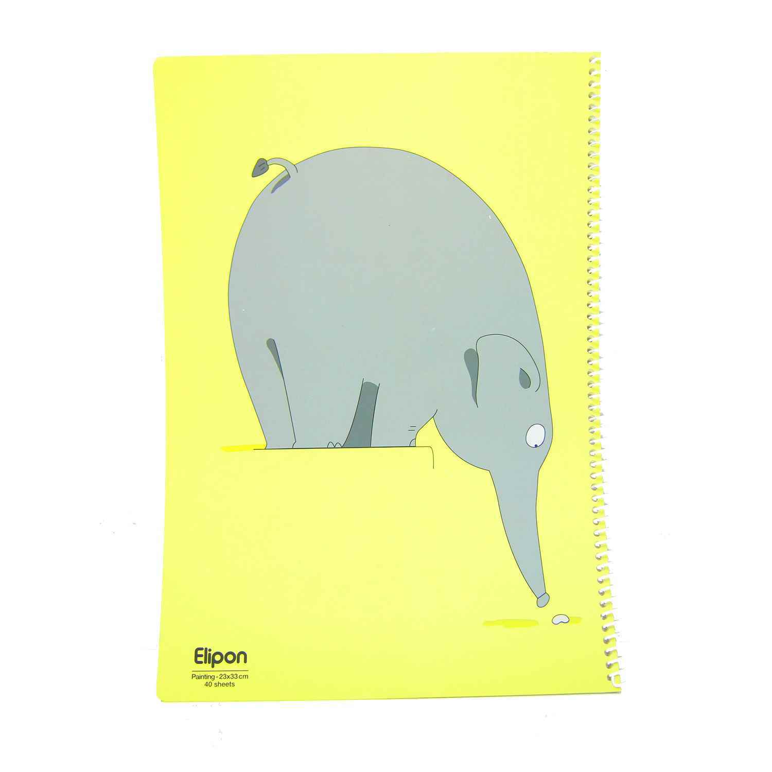 دفتر40برگ نقاشی سیمی فیلی الیپون کد253کارتن52عددی