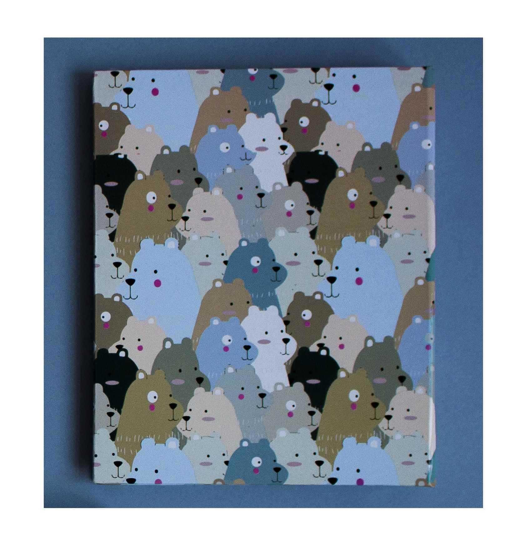 دفترکلاسوری 26حلقه 100برگ قفل فلزجلدسخت برگ سری راندو کد71309