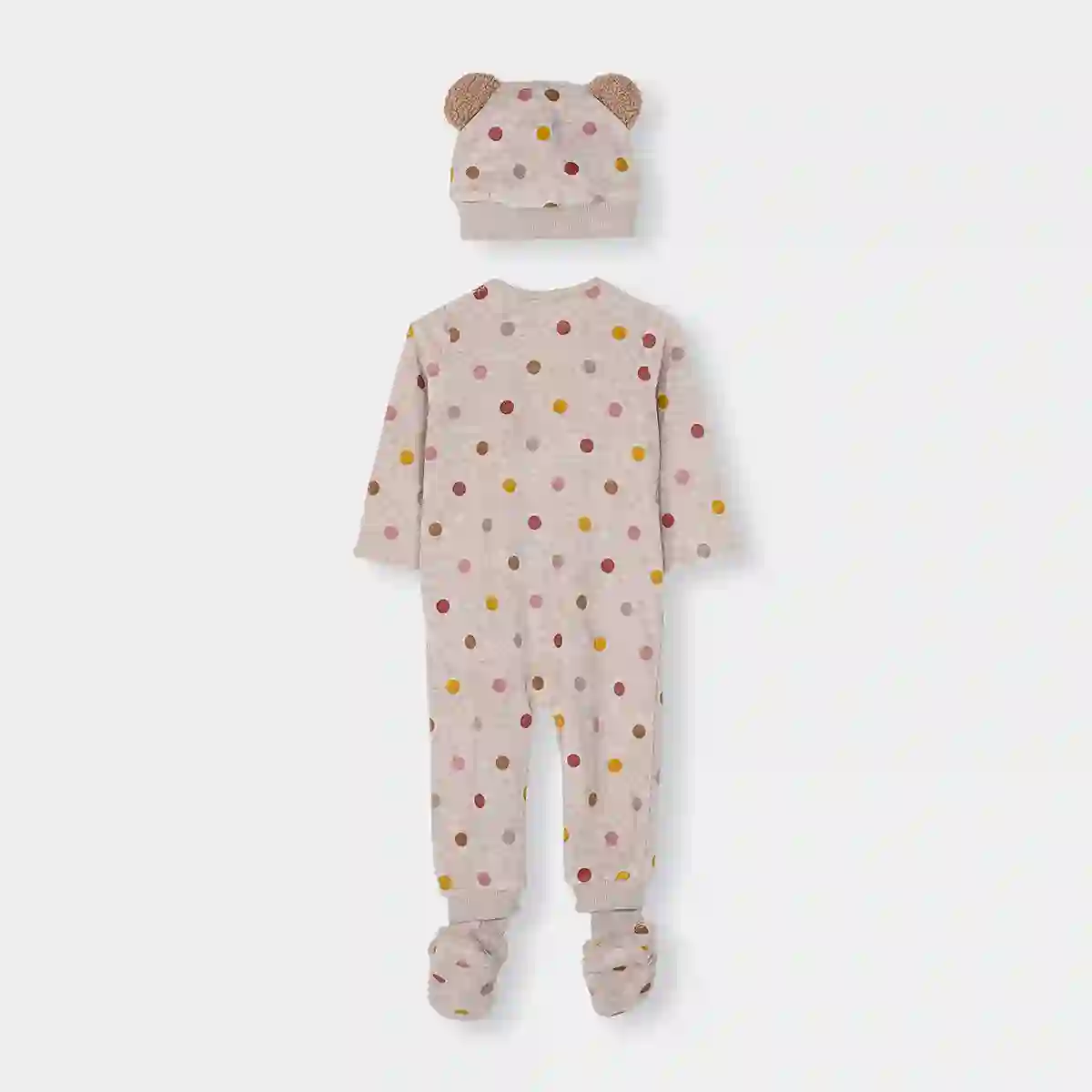 سرهمی مخمل با کلاه دخترانه طرح کوکی کد 24109