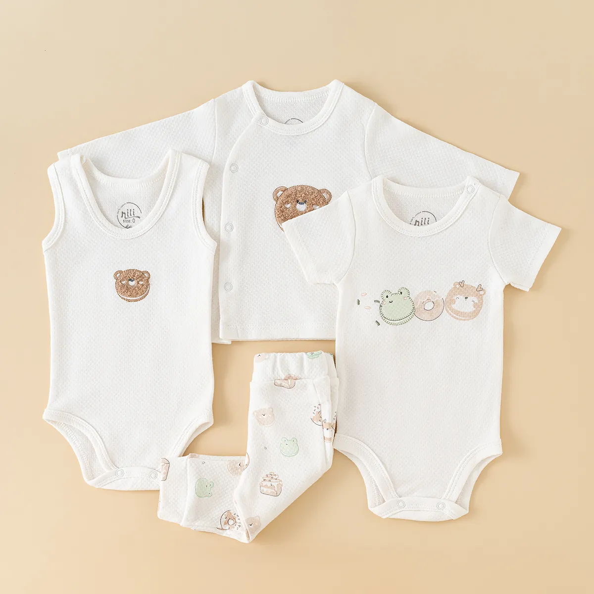 ست 13 تیکه بیمارستانی طرح کاپ کیک کد 3981