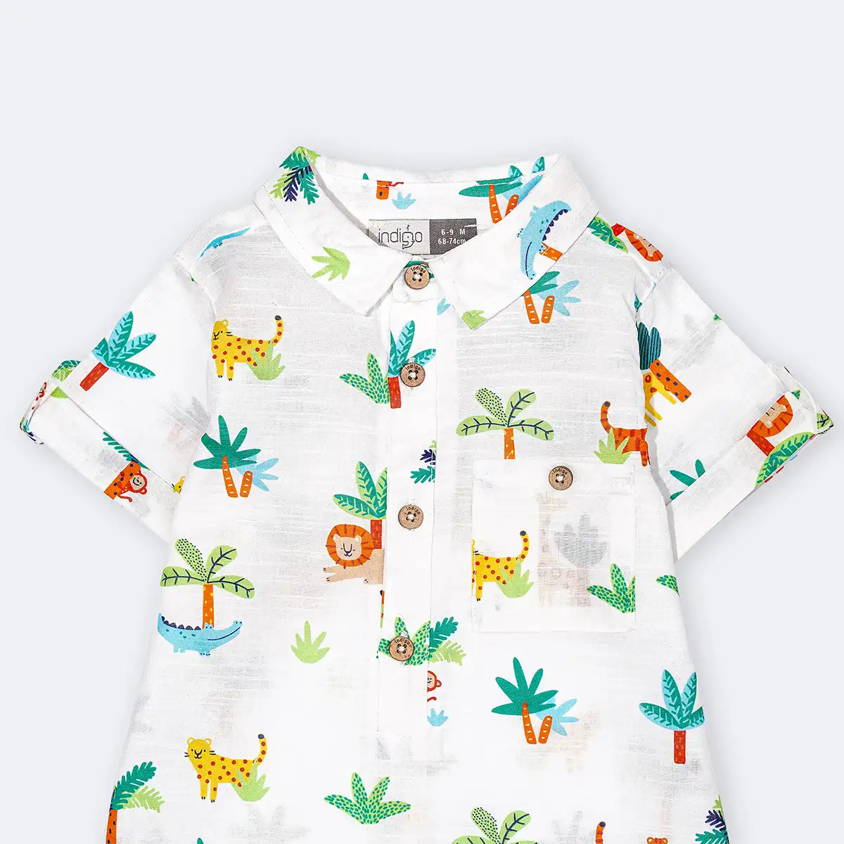 رامپر پسرانه طرح زرافه کد 14222