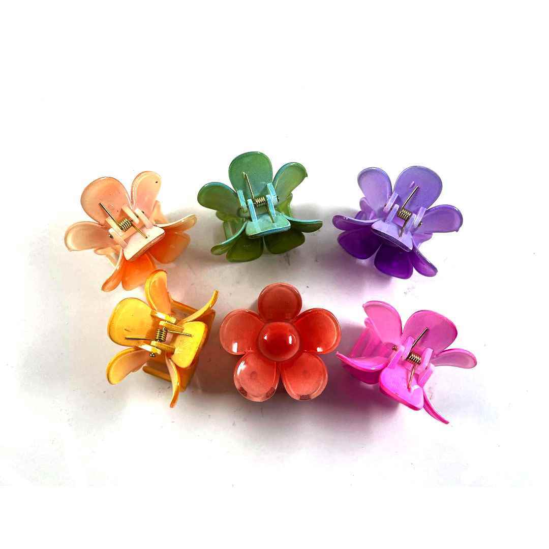 کلیپس مو رنگی پلیمری