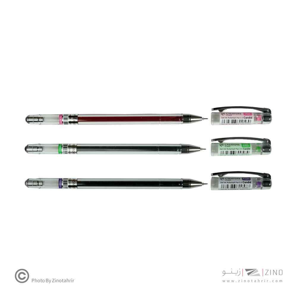 روان نویس ژل پن0/5رنگی کاندید سیکلاس