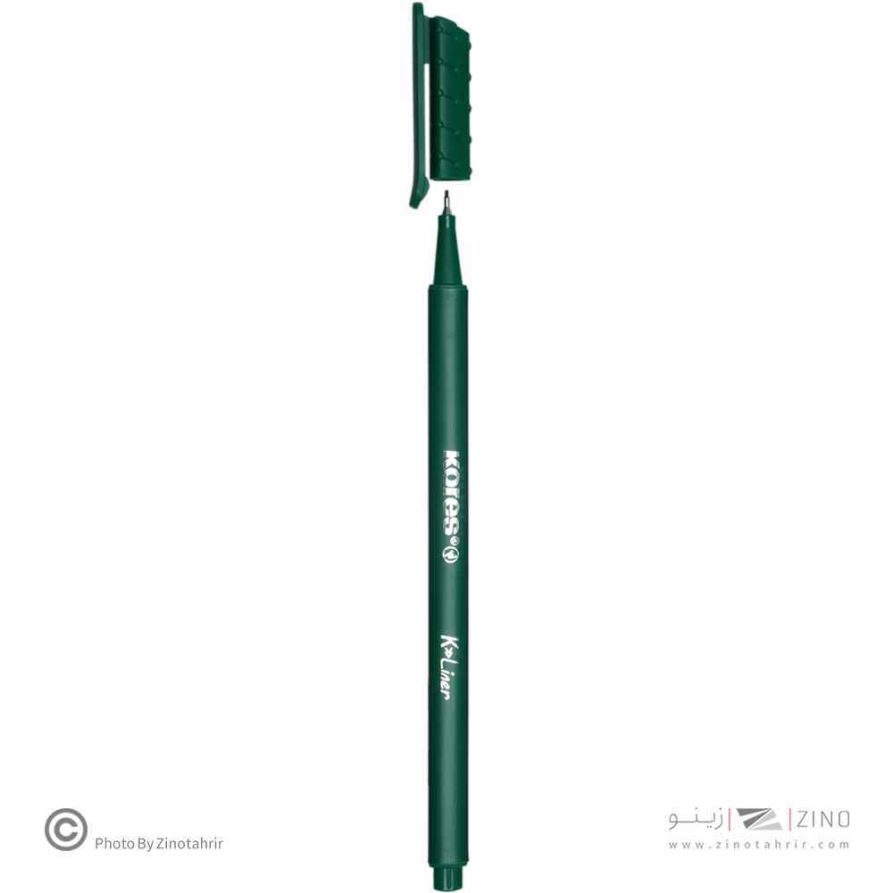 روان نویس نوک نمدی بدنه سه گوش کورس رنگ سبز کد28104