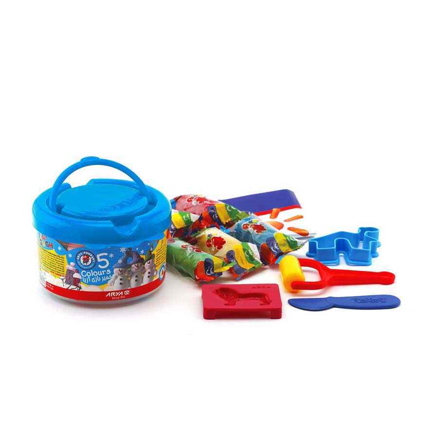 خمیرسطلی5رنگ آریا کد 1062*48عدد*