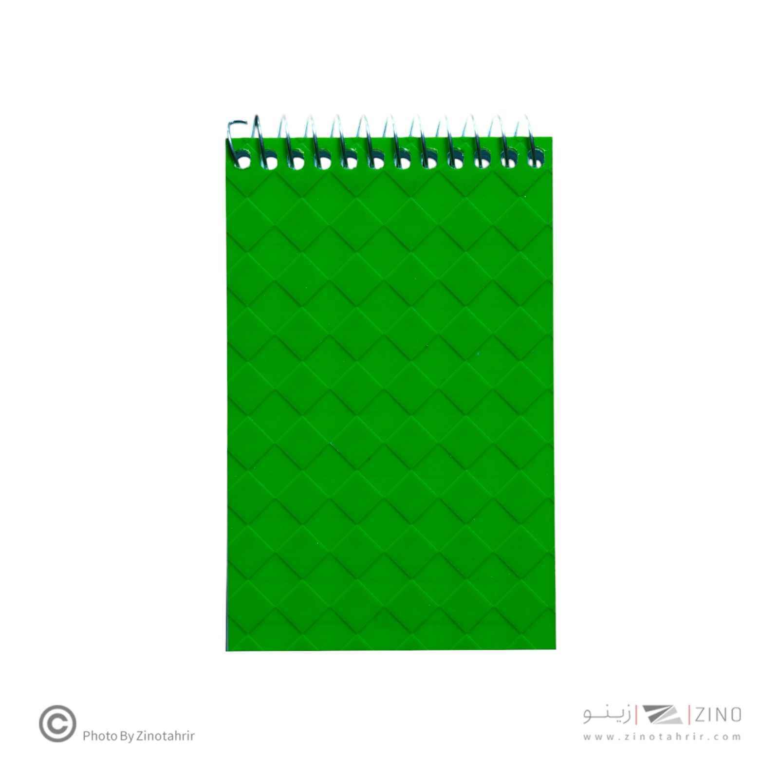 دفتریادداشت100برگ1/16سیم ازبالا طلقی سوپربایند