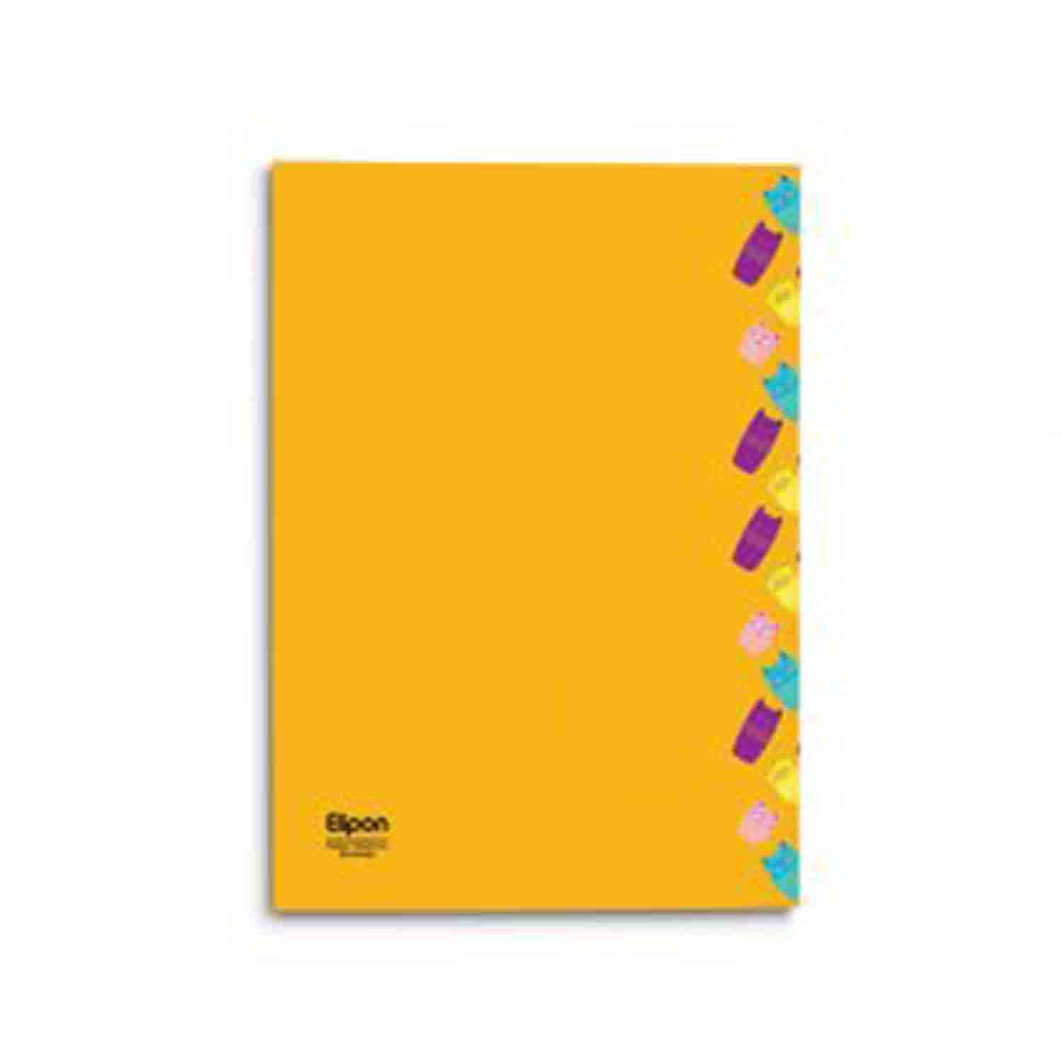 دفتر60برگ وزیری شومیزکلاسیک الیپون کد215کارتن 80عددی