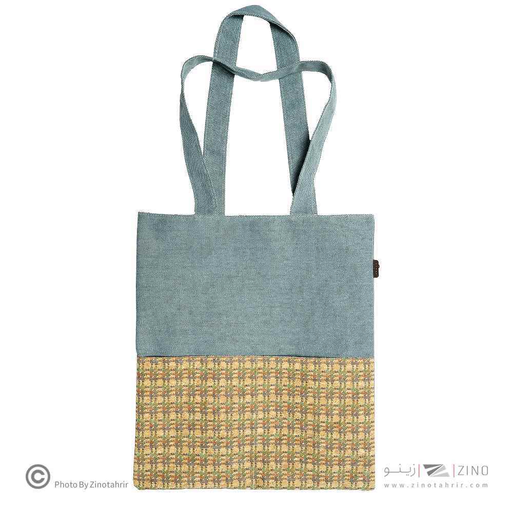 ساک خرید(توت بگ) بزرگ چوب پنبه باروک لیام کدL-16065