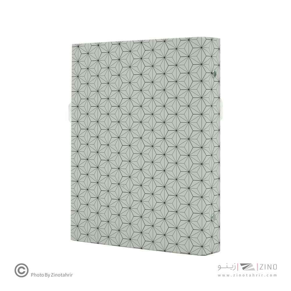 دفترکلاسوری20حلقه100برگ قفل فلز برگ سری راندو کد71502