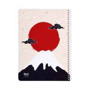 دفتر60برگ وزیری سیمی کلاسیک الیپون کد221کارتن72عددی