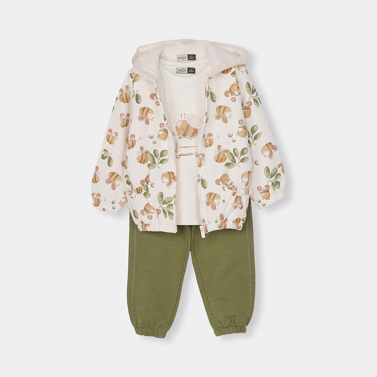 سوییشرت و شلوار دخترانه طرح هانیل کد 24131