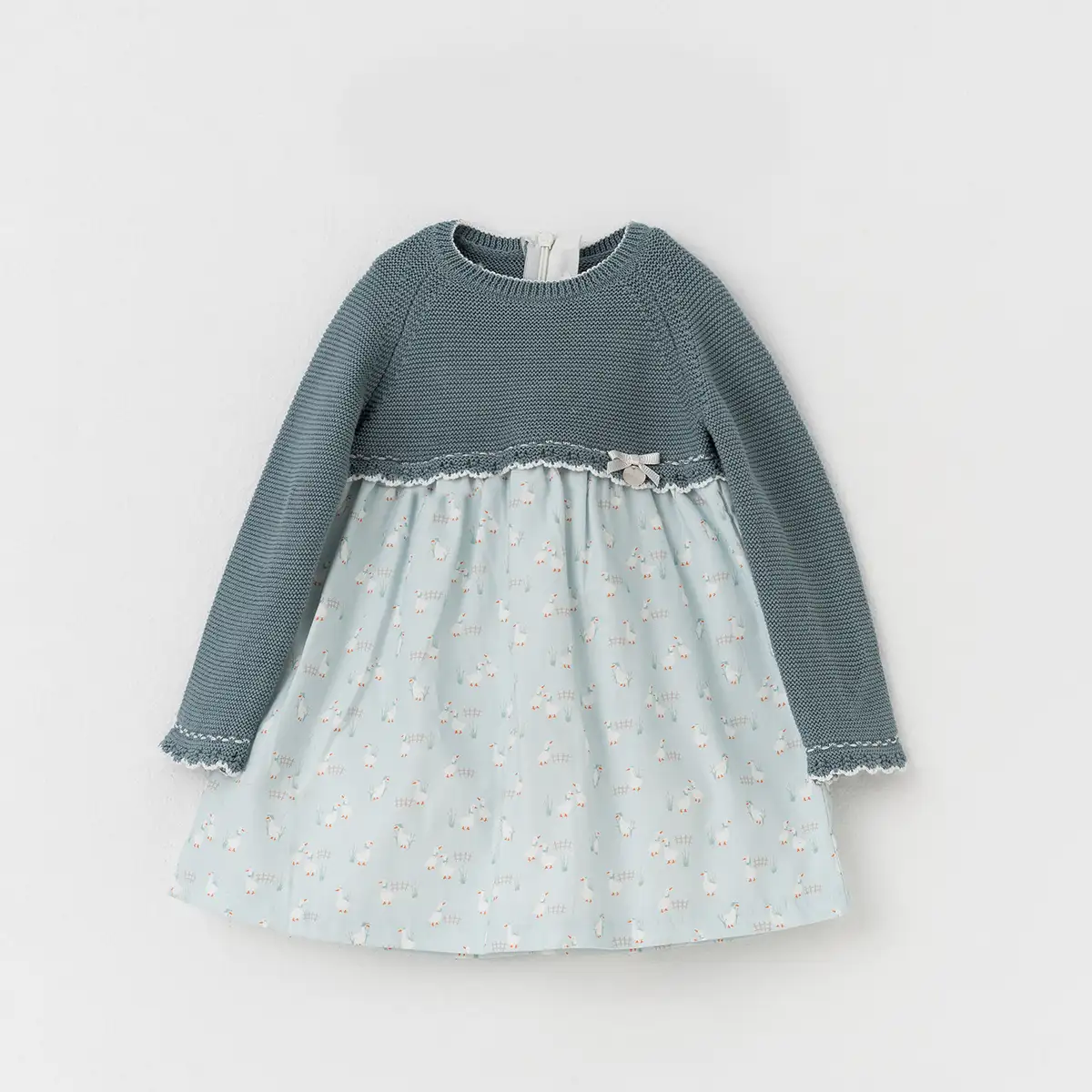 پیراهن دخترانه با تل طرح ماهورا کد 231692