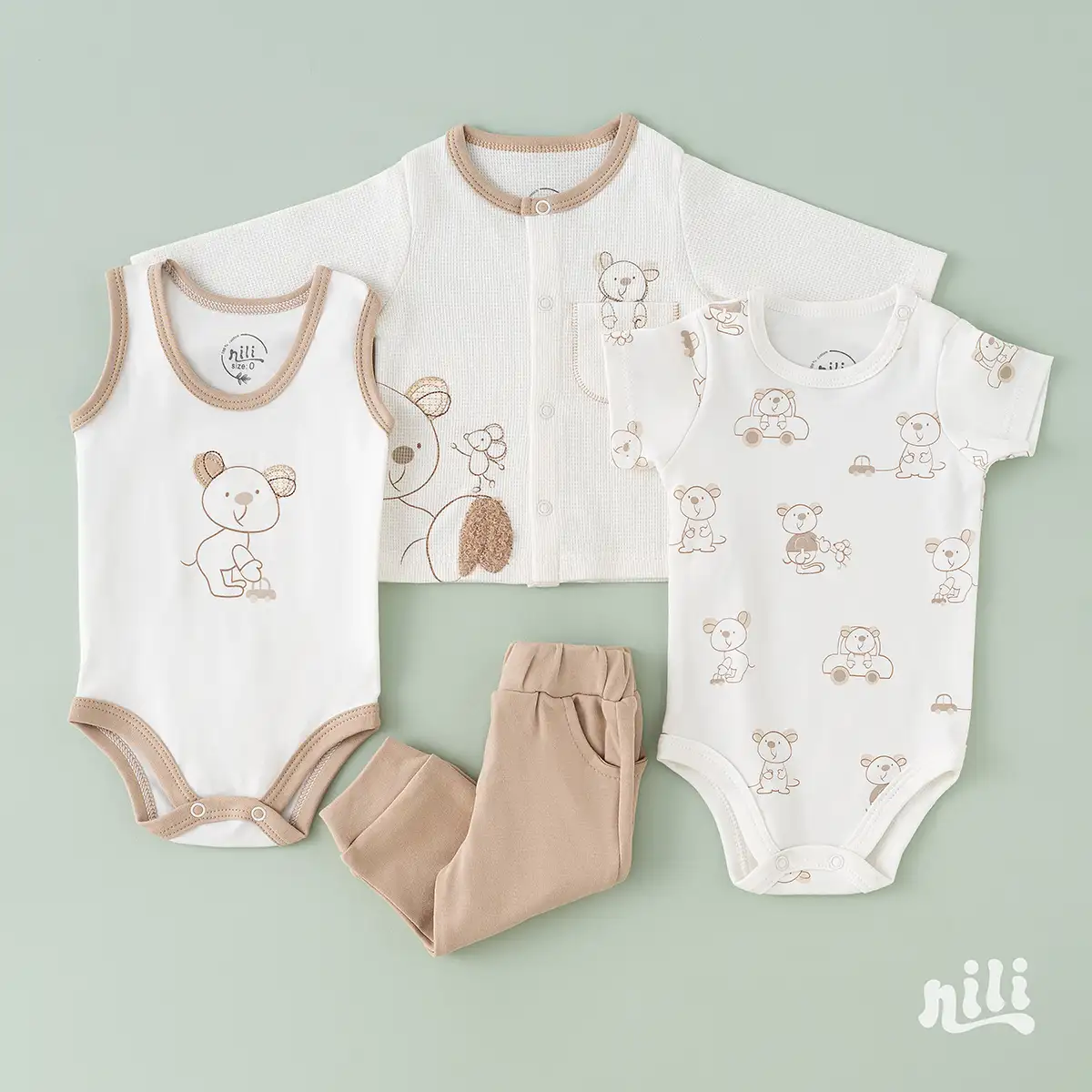 ست 13 تیکه بیمارستانی طرح موش کد 3973