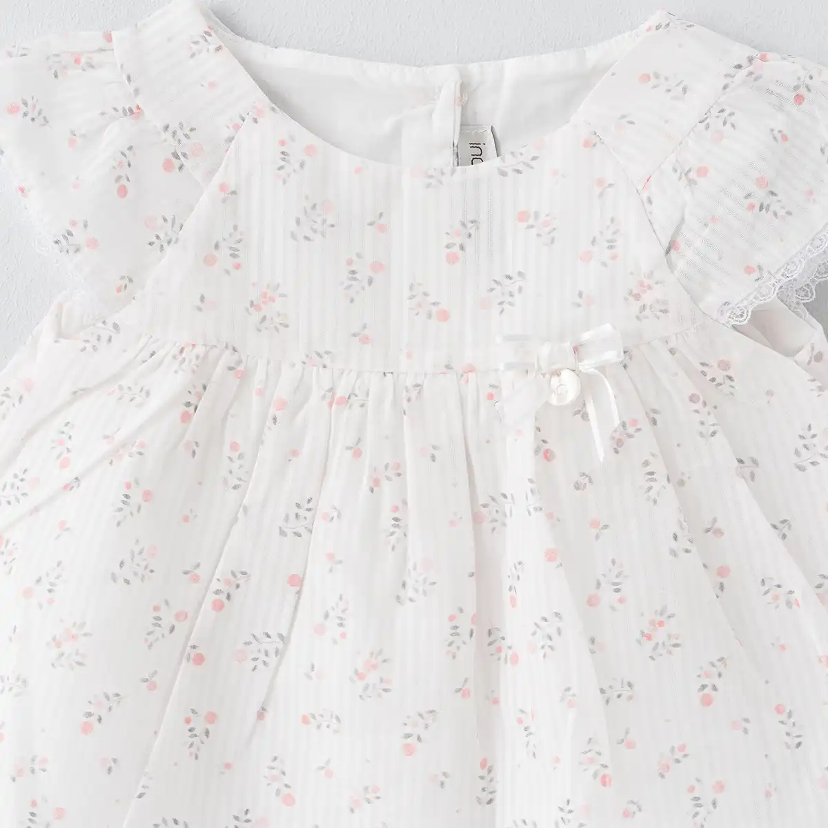 بلوز و شلوارک دخترانه با تل طرح پانیذ کد 13129