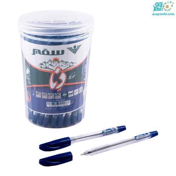 خودکار آبی نوک  1 مدل دنا سفیر  50 عددی