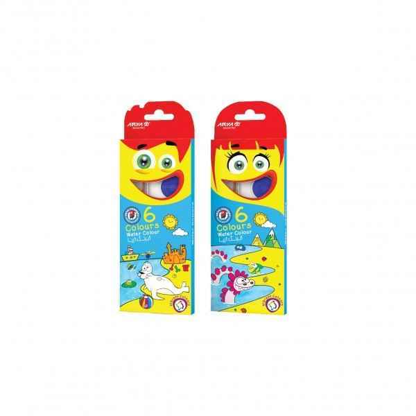 آبرنگ 6رنگ مدل5001  آریا  12 جعبه