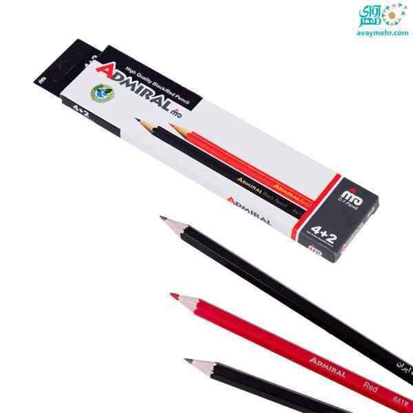 مداد 2-4 جعبه مقوایی ادمیرال 12 جعبه‏ای
