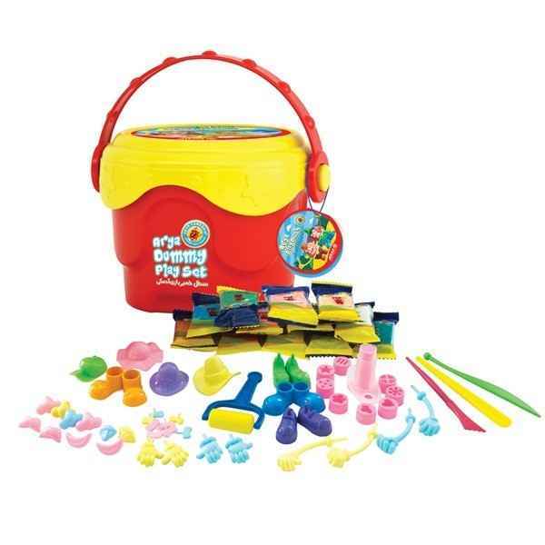 خمیر سطلی 14 رنگ آدمکی مدل 1027 آریا