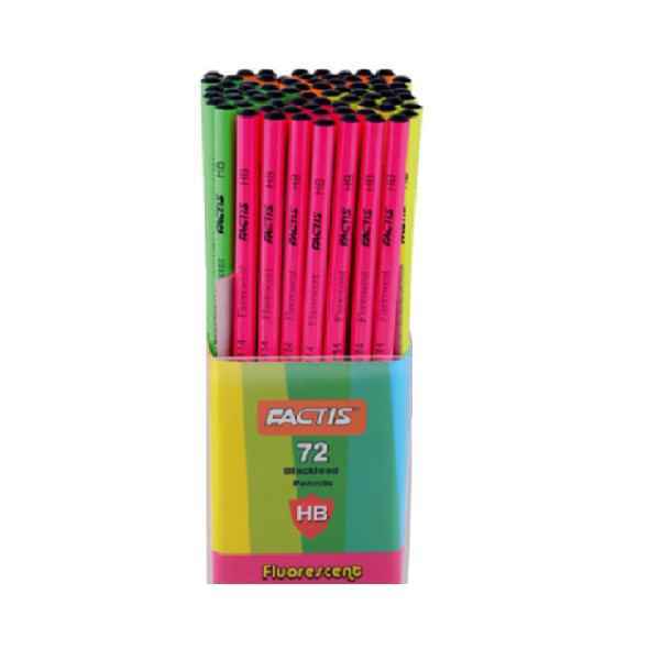 مداد مشکی فلورسنت 1414 فکتیس 72 عددی