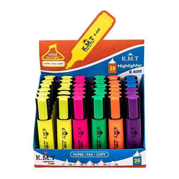 ماژیک علامت زن 6 رنگ جور h2000 ام کیو استند 36 عددی