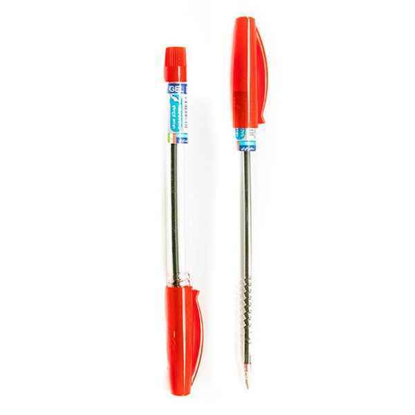 خودکار کریستال قرمز نوک 0-7 مدل s1  صدف ویستا