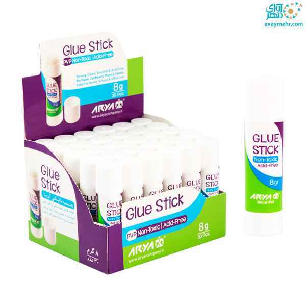 چسب ماتیکی 8 گرم مدل8020   آریا  30 عددی