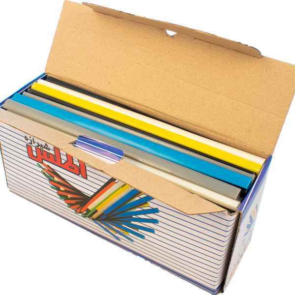 شیرازه رنگ یسایز 8  اطلس 100 عددی