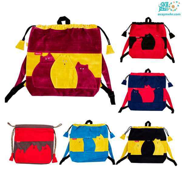 کوله پشتی طرح گربه 140 روکو یک عددی
