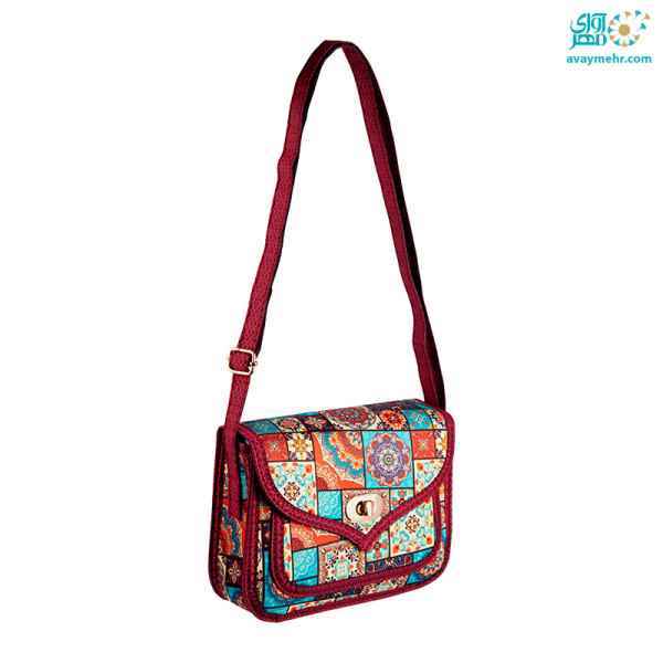 کیف دوشی پارچه ایی کوچک بهار بهشت