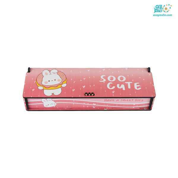 جامدادی چوبی درب لولایی  دکمه  تک عددی