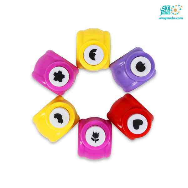 پانچ مینی تک سوراخ طرح دار متفرقه 24 عددی