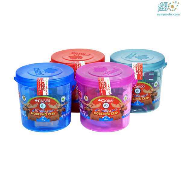 خمیر بازی 6 رنگ آنتی باکتریال گیاهی کنکو  تک عددی