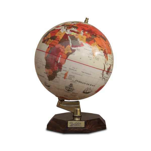 کره 20پایه چوبی 8 ضلعی چراغدار  کد 117 ایده  تک عددی