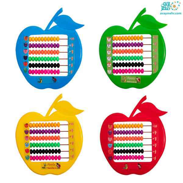 چرتکه 6 میل طرح سیب متفرقه تک عددی