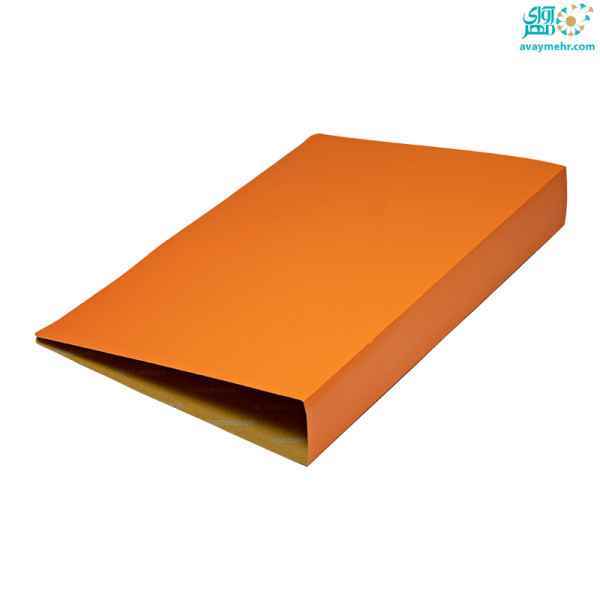 پوشه روغنی رنگ نارنجی کرونا  100 جلد