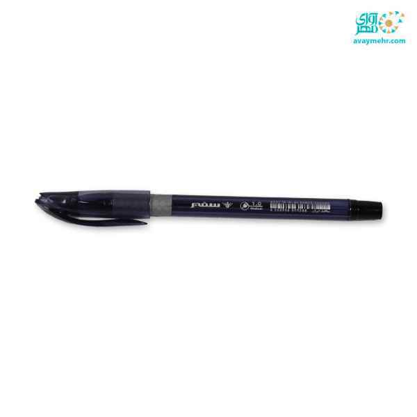 خودکار مشکی نوک 1 گریپ دار مدل سهند  سفیر 50 عددی