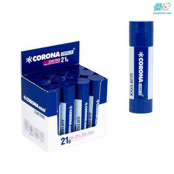 چسب ماتیکی 21 گرمی   کرونا 12 عددی