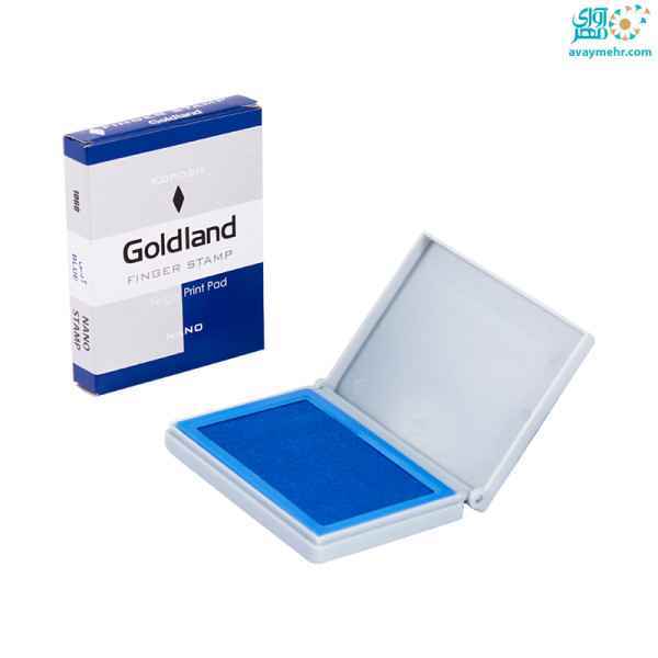 استامپ آبی نانو سایز انگشتی گلد لند کوروش  6 عدد