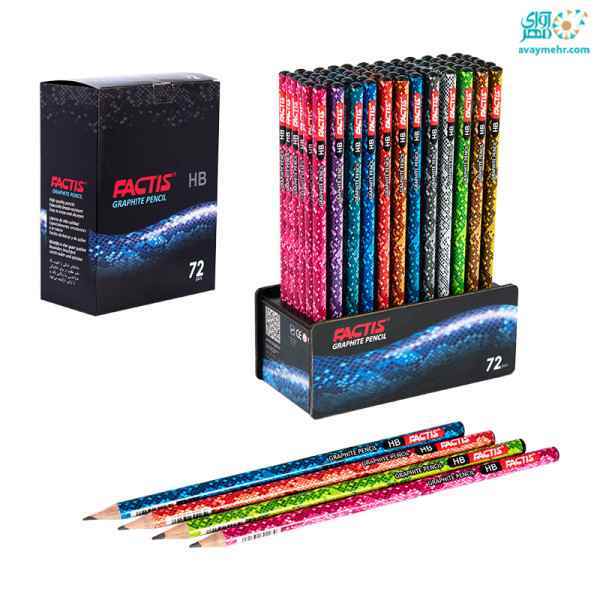 مداد مشکی پوست ماری فکتیس لیوان 72 عددی