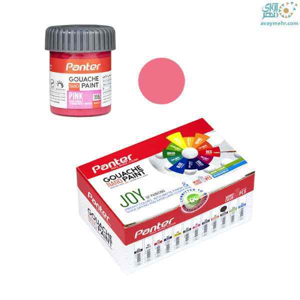 گواش نانو صورتی 316 پنتر 6 عدد