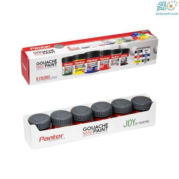 گواش نانو 6 رنگ 711 پنتر 12 بسته