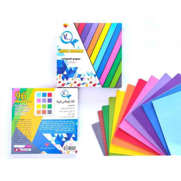کاغذ مخصوص اوریگامی ساده 1515 اوریکا 96 برگ