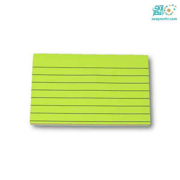 استیک نوت رنگی خط دار100 برگ 12575 پیدکس p350 12 عدد