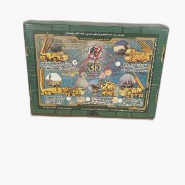 پازل چوبی سه بعدی 210 تکه موشک هرمز پنجه شیر یک عدد