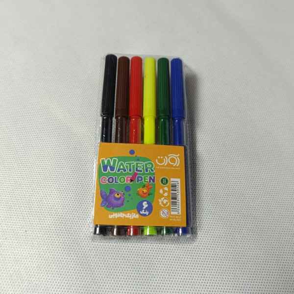 ماژیک نقاشی 6 رنگ طلقی 3912 آوات 24عددی