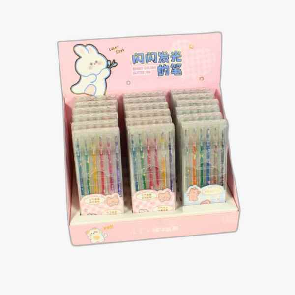 روان نویس 6 رنگ متالیک فانتزی 10178 متفرقه 18 عددی