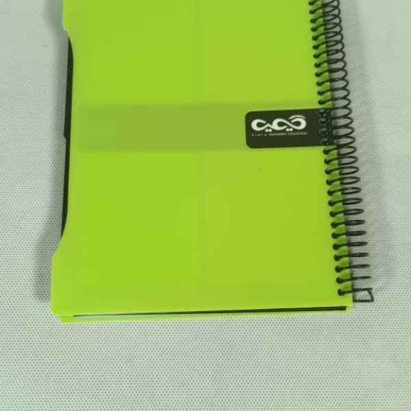 دفتر 100 برگ دیوایدر دار a5 طلقی 1520 کیمیا تک جلدی